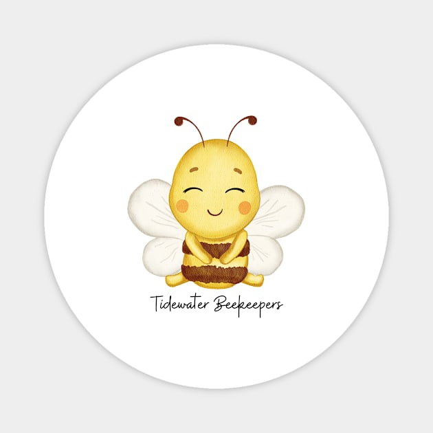 Baby Bee Magnet by Tidewater Beekeepers